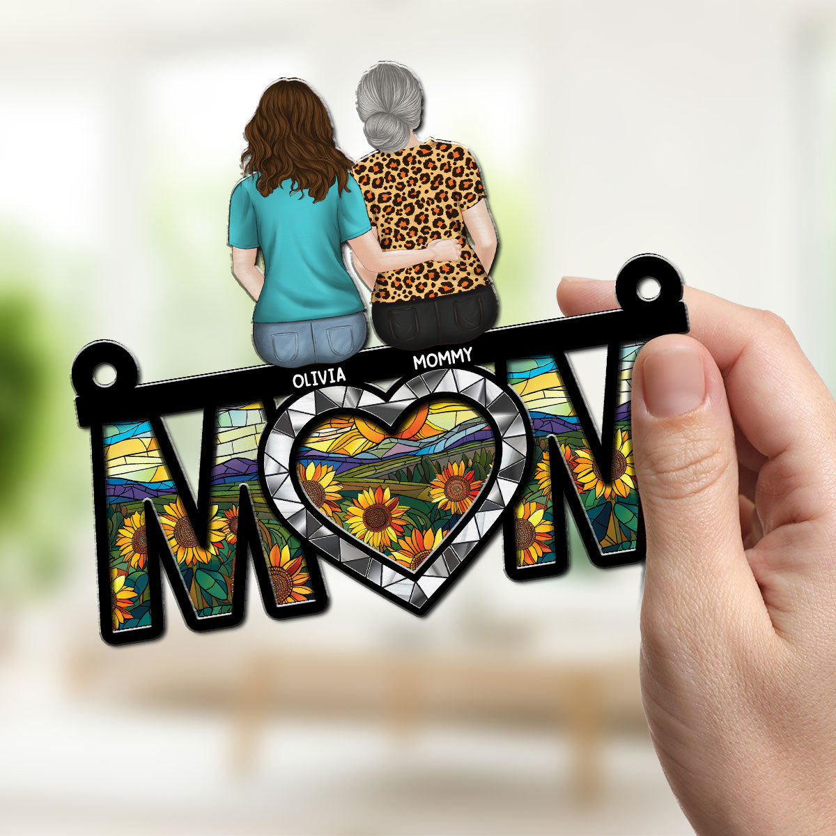 Best Mom Ever - Personalized Custom Suncatcher