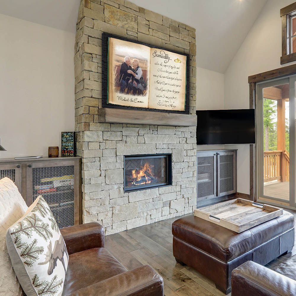 The Pages Of My Life - Personalized Custom Photo Canvas