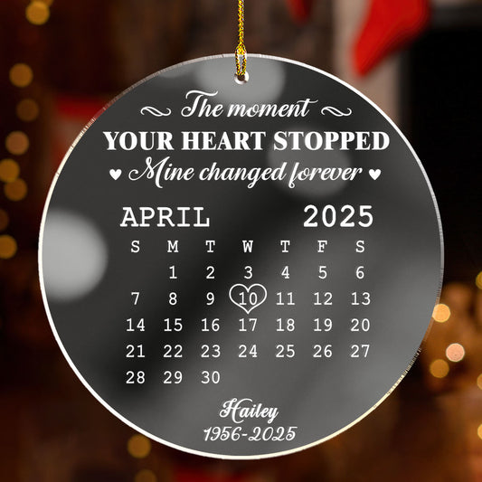 The Moment - Personalized Custom Mirrored Acrylic Ornament