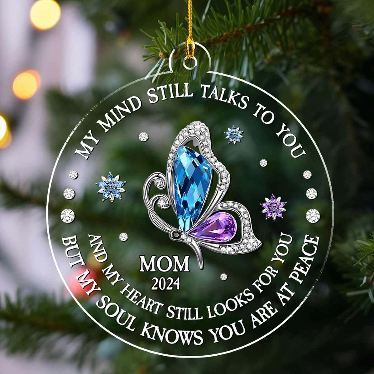 My Heart Still Looks For You - Personalized Custom Acrylic Ornament