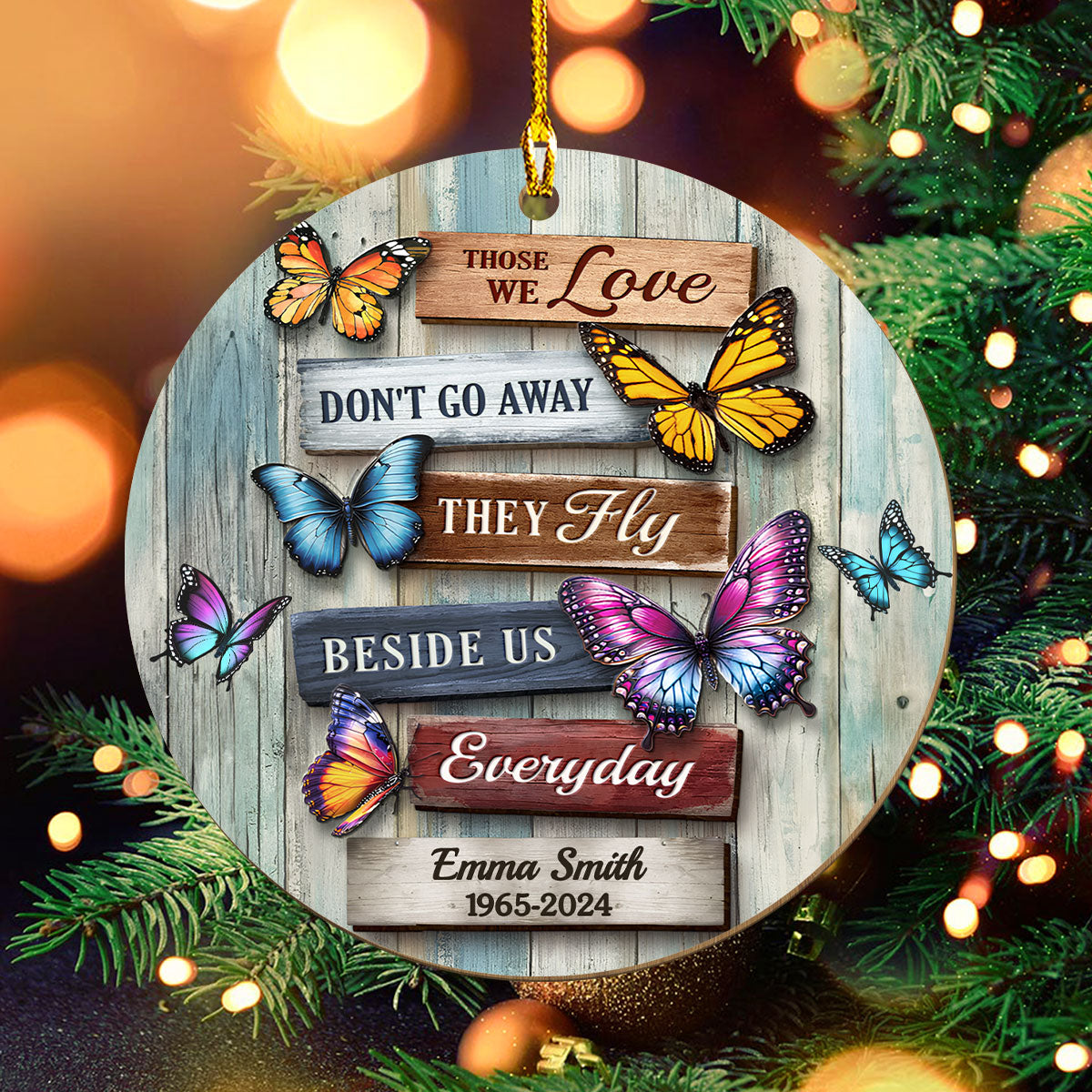 Your Love Will Guide Us Always - Personalized Custom Wood Ornament