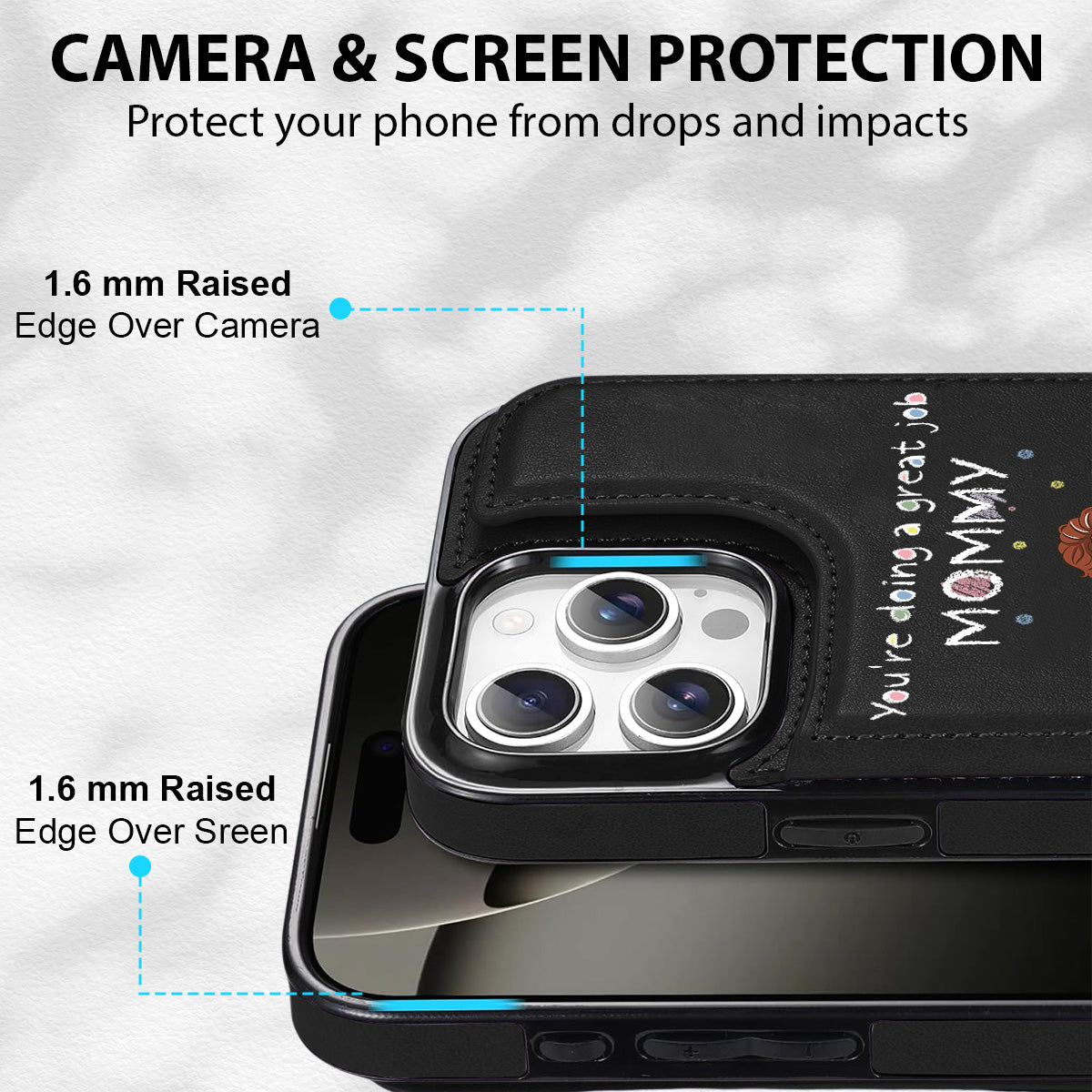 You Are Doing A Great Job - Personalized Custom Leather Phone Case