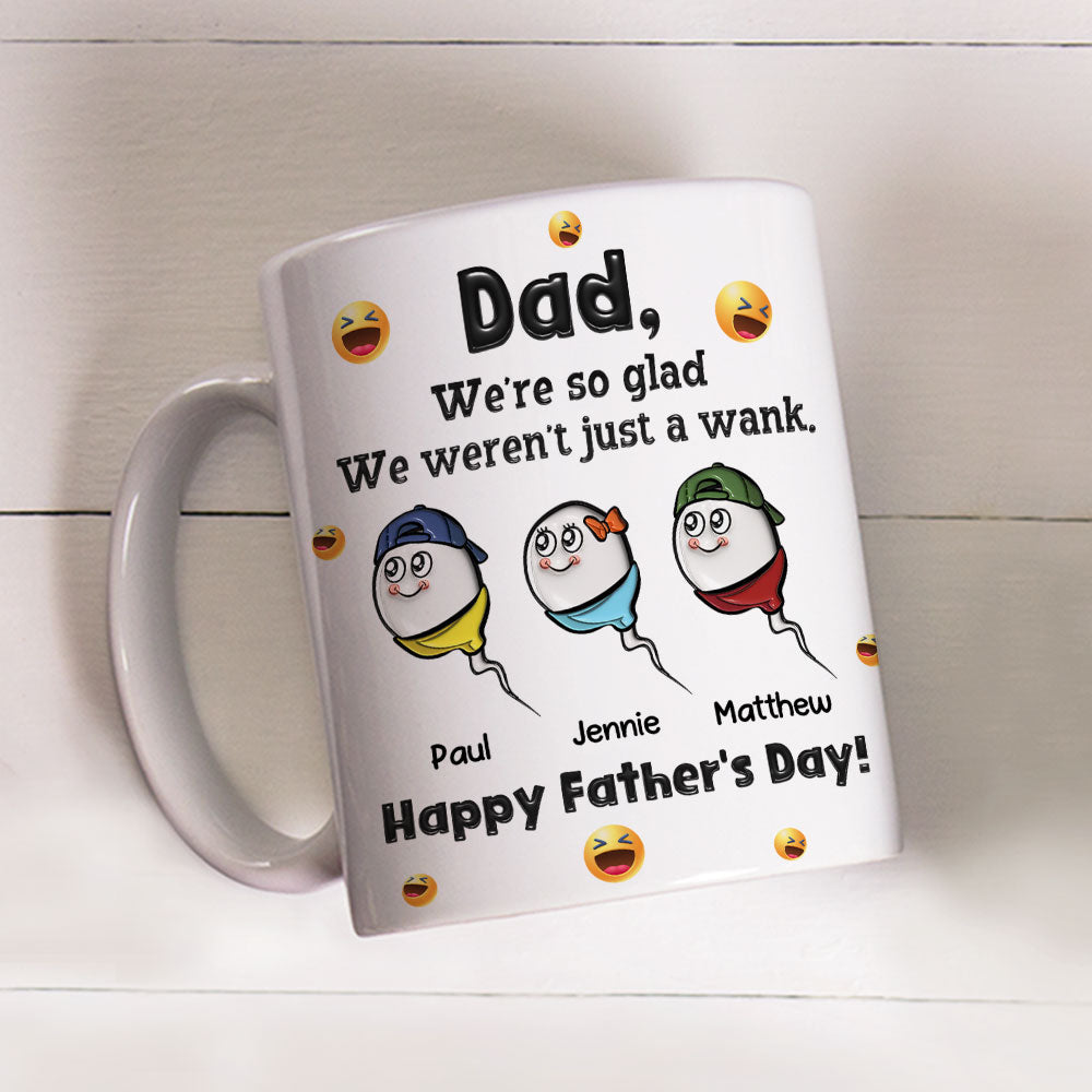 We Are So Glad - Personalized Custom 3D Effect Coffee Mug