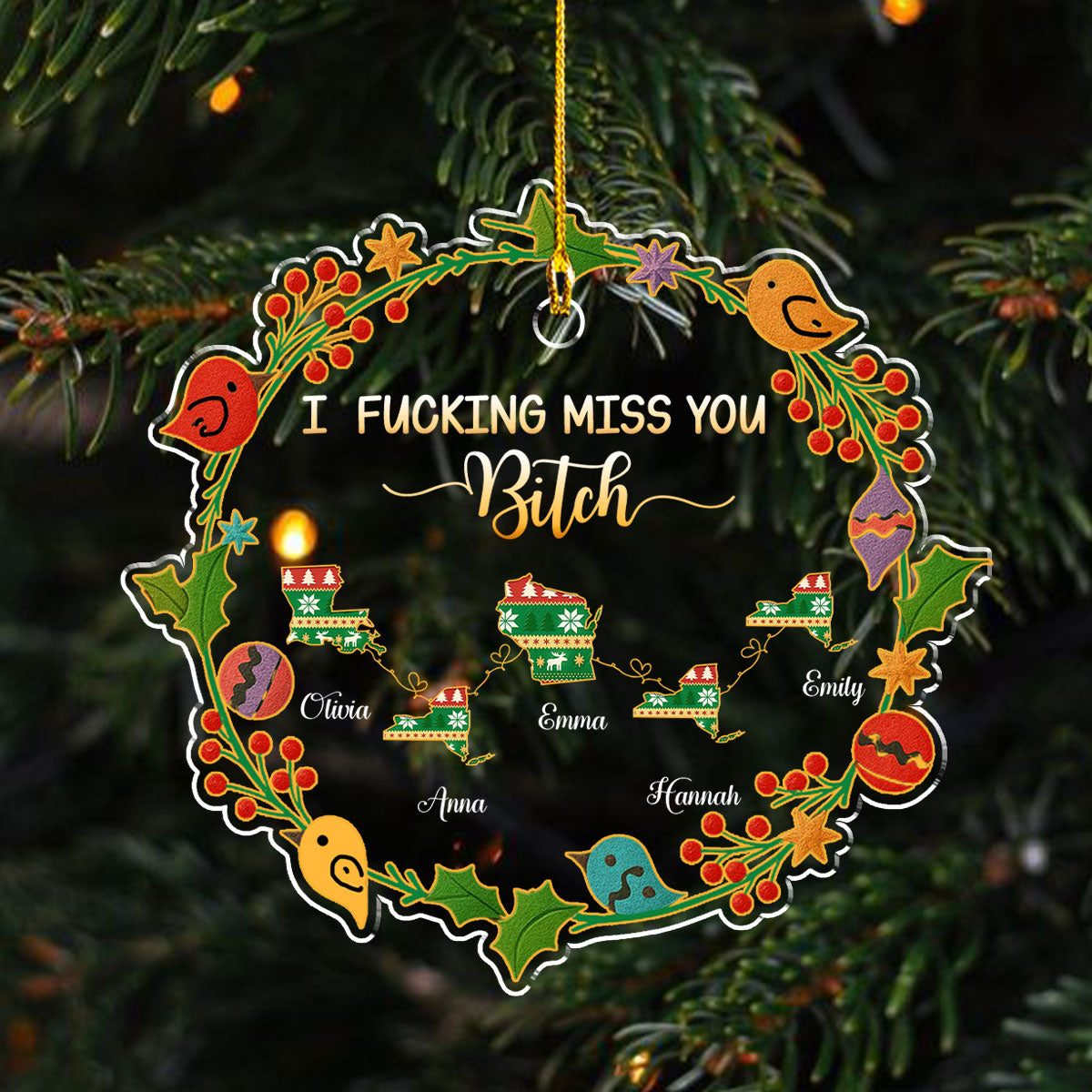 Have A Merry Christmas  - Personalized Custom Acrylic Ornament