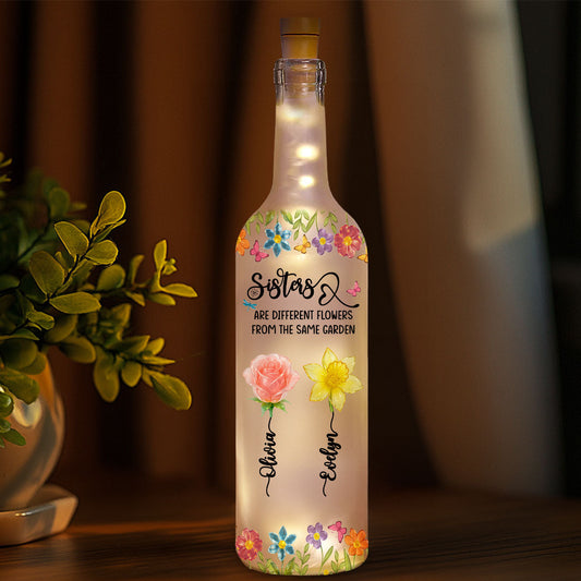 Bestie Blossoms - Personalized Custom Bottle Lamp
