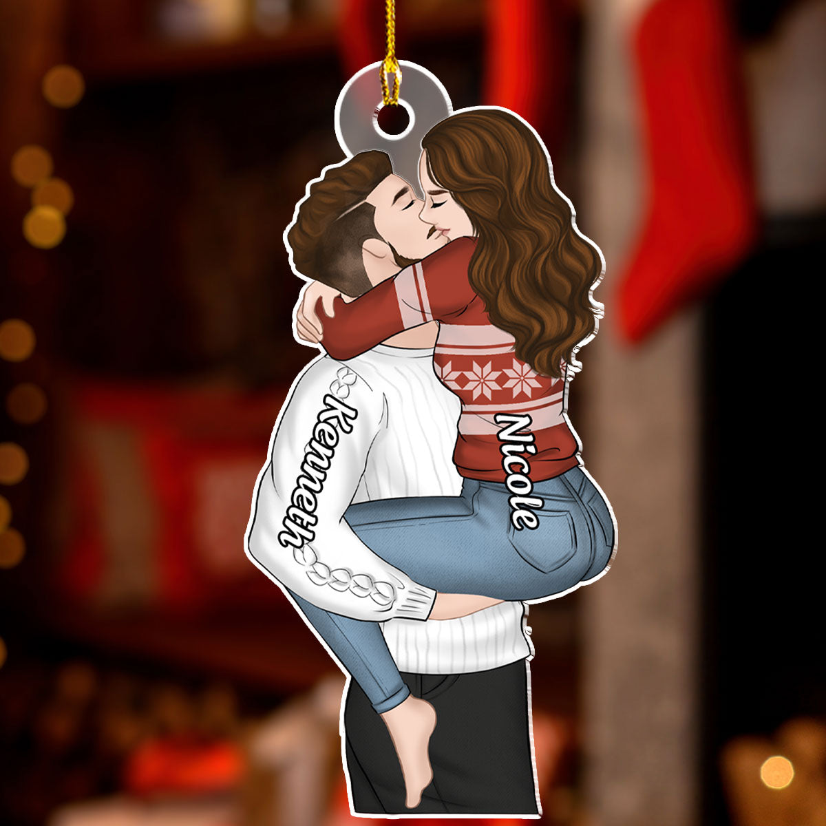 I Found My Missing Piece - Personalized Custom Acrylic Ornament