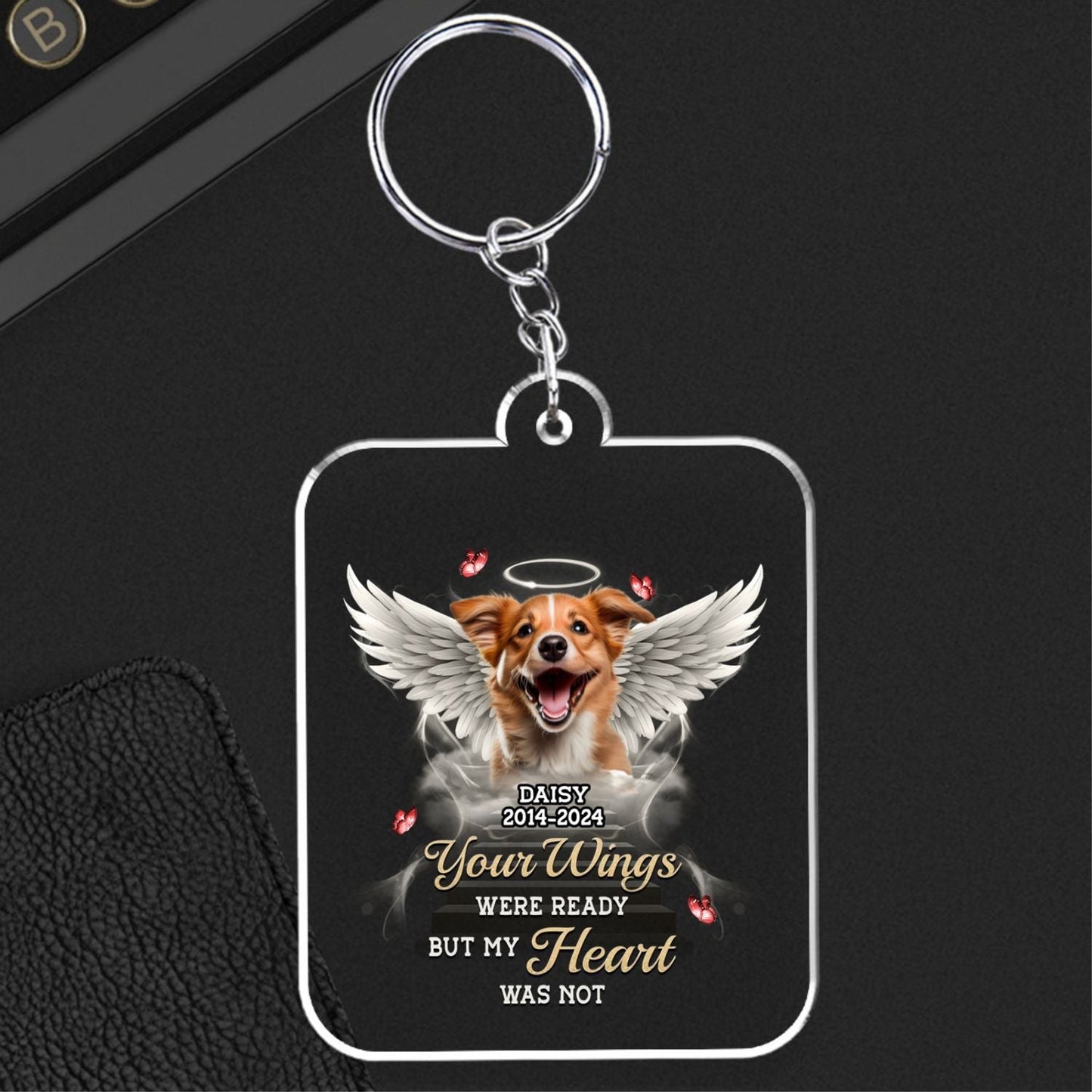 Until We Meet Again - Personalized Custom Acrylic Keychain
