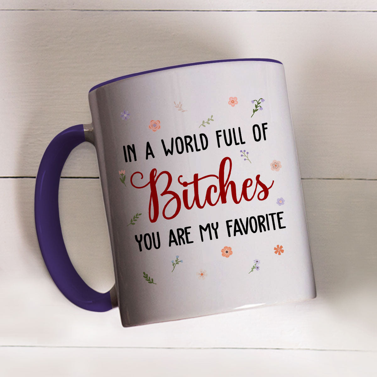 You Are My Favorite Bestie - Personalized Custom Accent Mug
