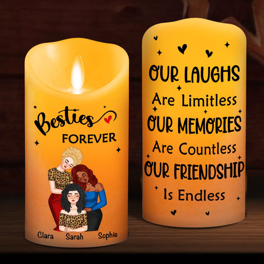 Our Friendship - Personalized Custom LED Candle