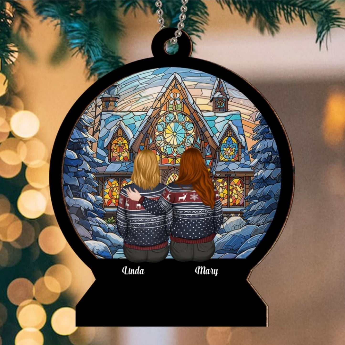 This Is Us - Personalized Custom Suncatcher Ornament