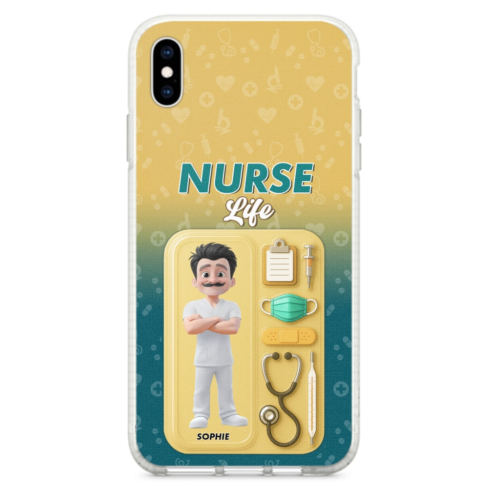 Proud Of Nurse Life - Personalized Custom Phone Case