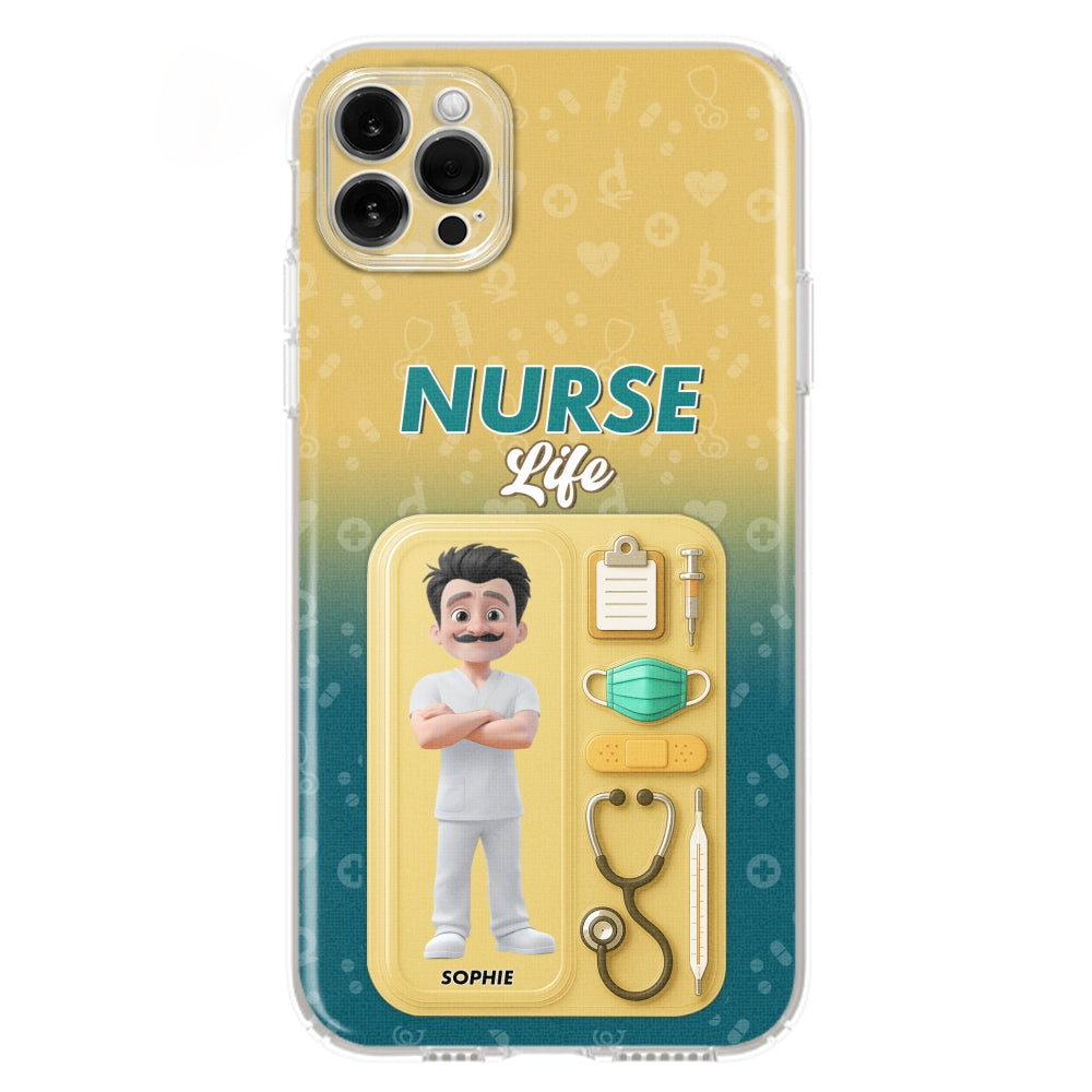 Proud Of Nurse Life - Personalized Custom Phone Case