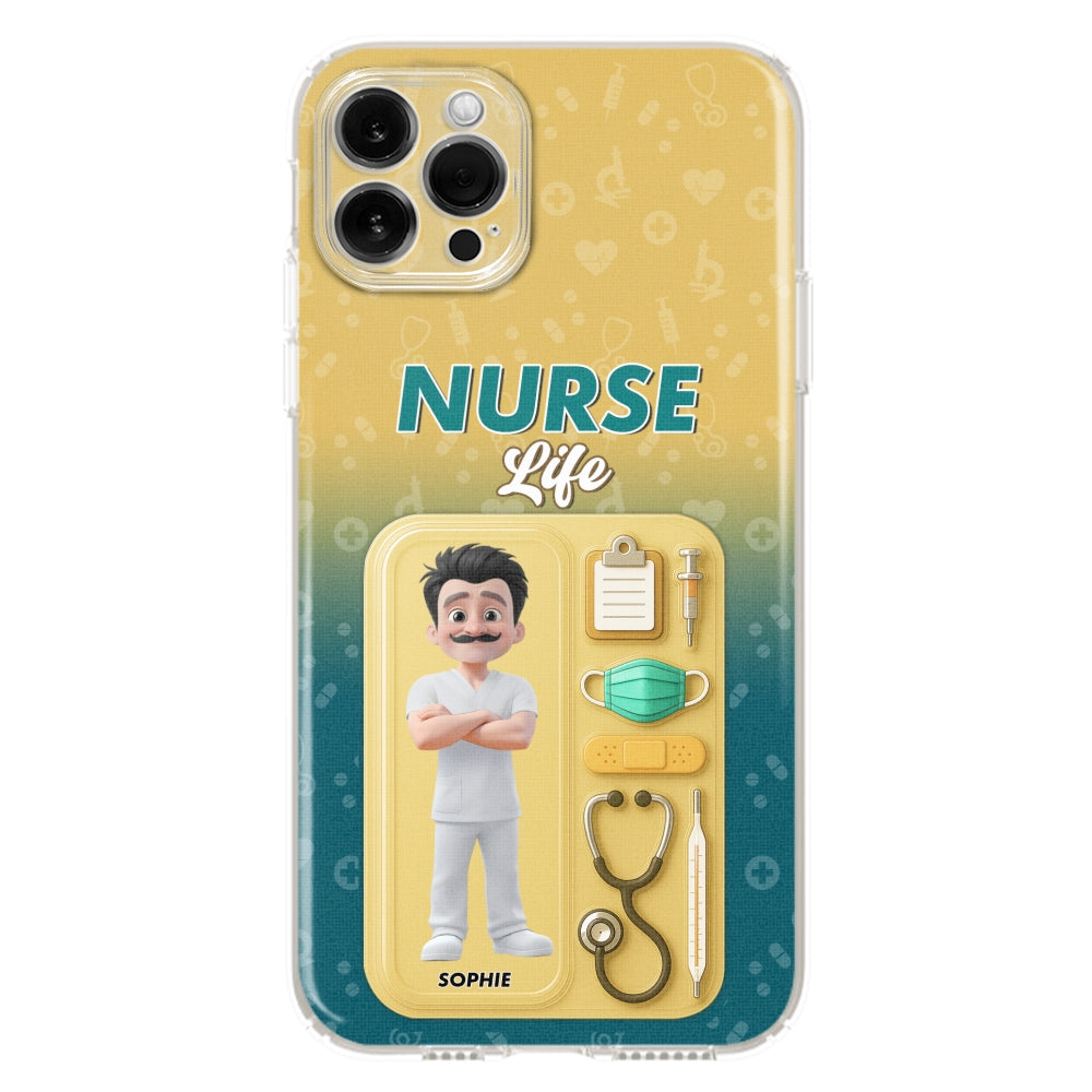 Proud Of Nurse Life - Personalized Custom Phone Case