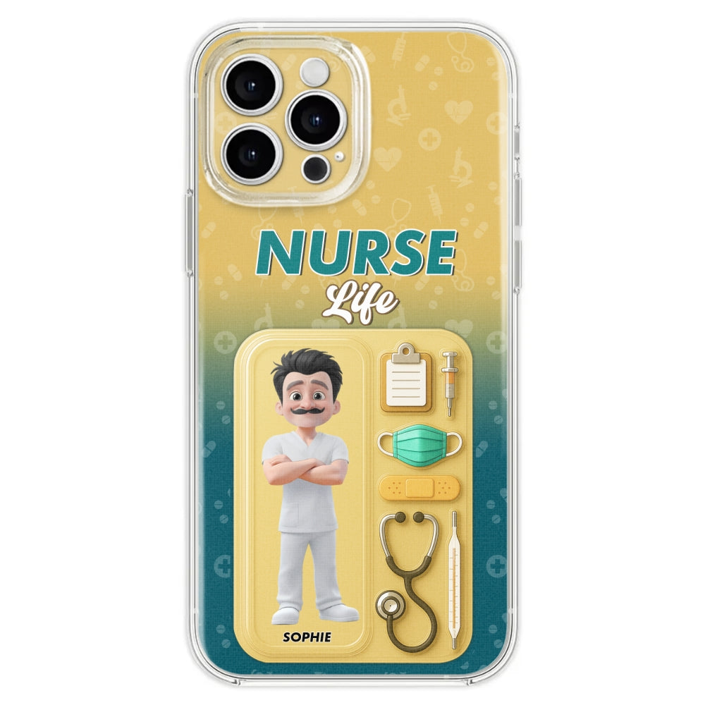 Proud Of Nurse Life - Personalized Custom Phone Case