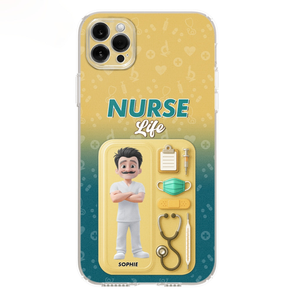 Proud Of Nurse Life - Personalized Custom Phone Case