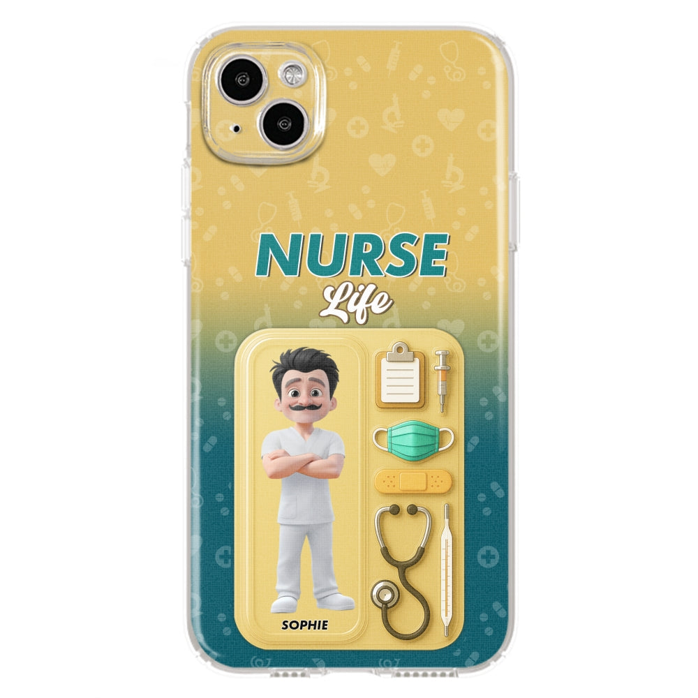 Proud Of Nurse Life - Personalized Custom Phone Case