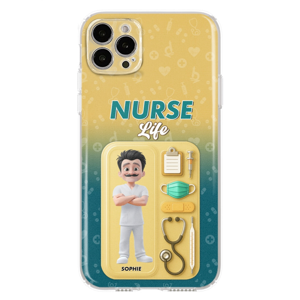 Proud Of Nurse Life - Personalized Custom Phone Case
