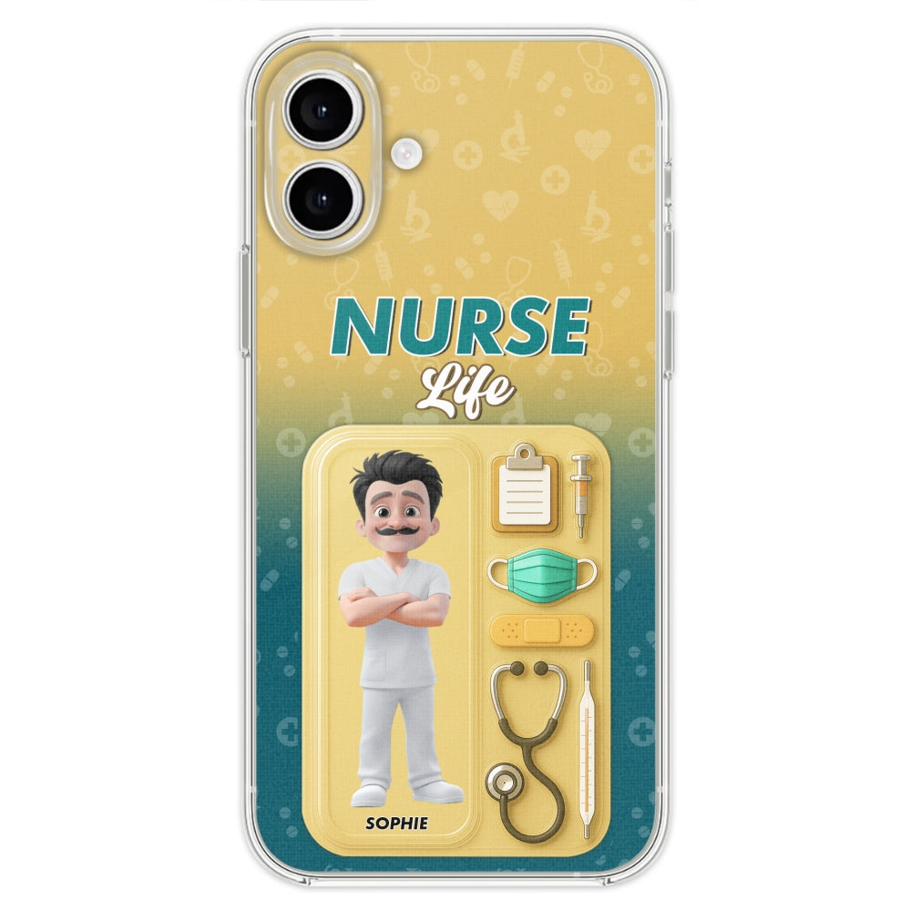 Proud Of Nurse Life - Personalized Custom Phone Case