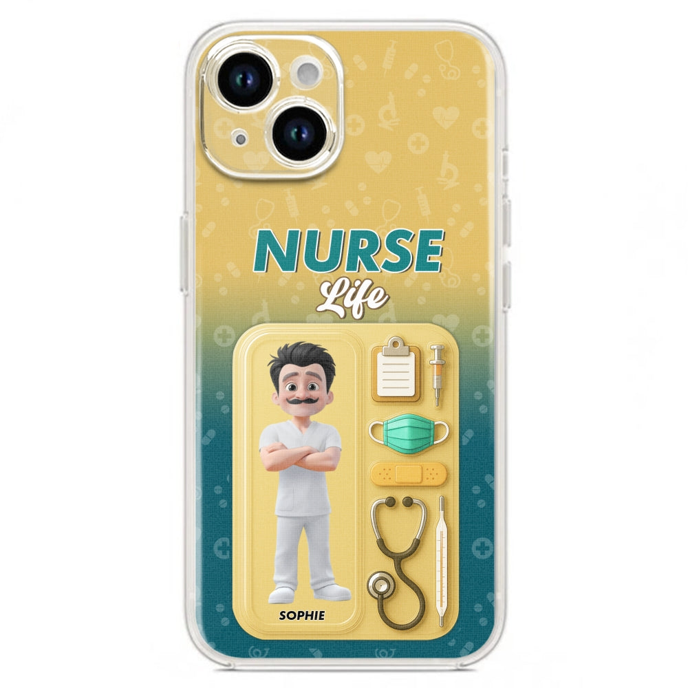 Proud Of Nurse Life - Personalized Custom Phone Case