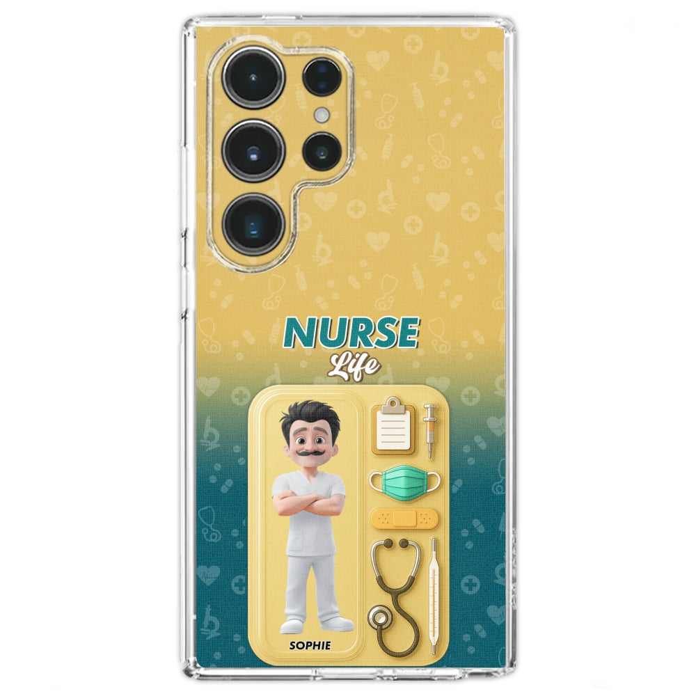 Proud Of Nurse Life - Personalized Custom Phone Case
