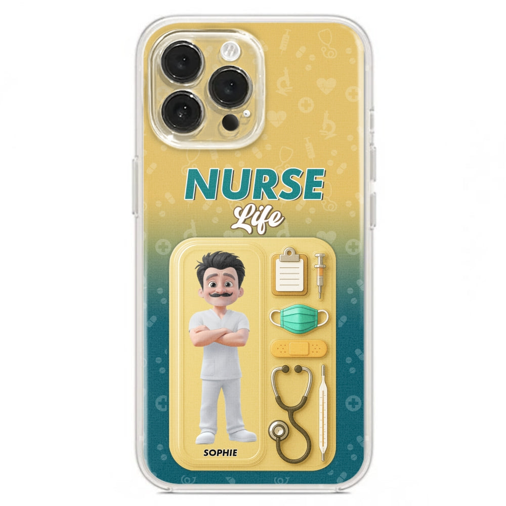 Proud Of Nurse Life - Personalized Custom Phone Case