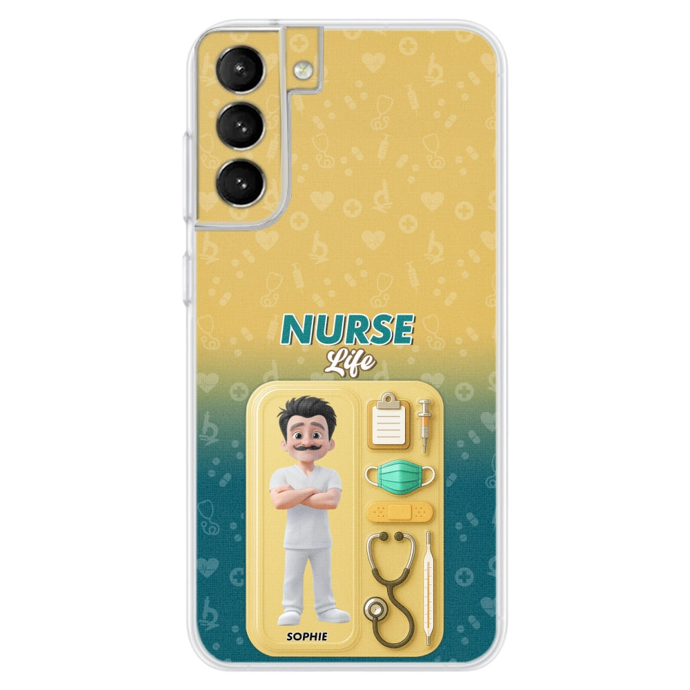 Proud Of Nurse Life - Personalized Custom Phone Case