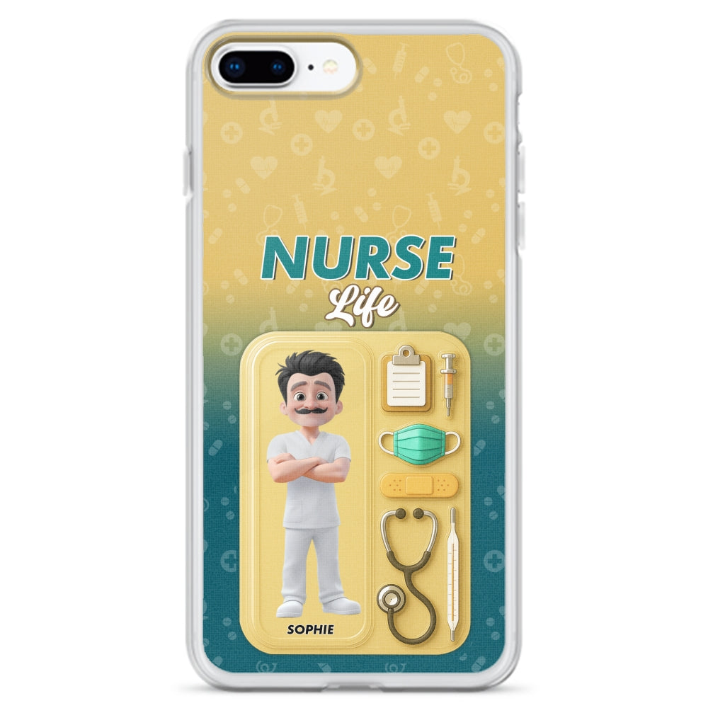Proud Of Nurse Life - Personalized Custom Phone Case