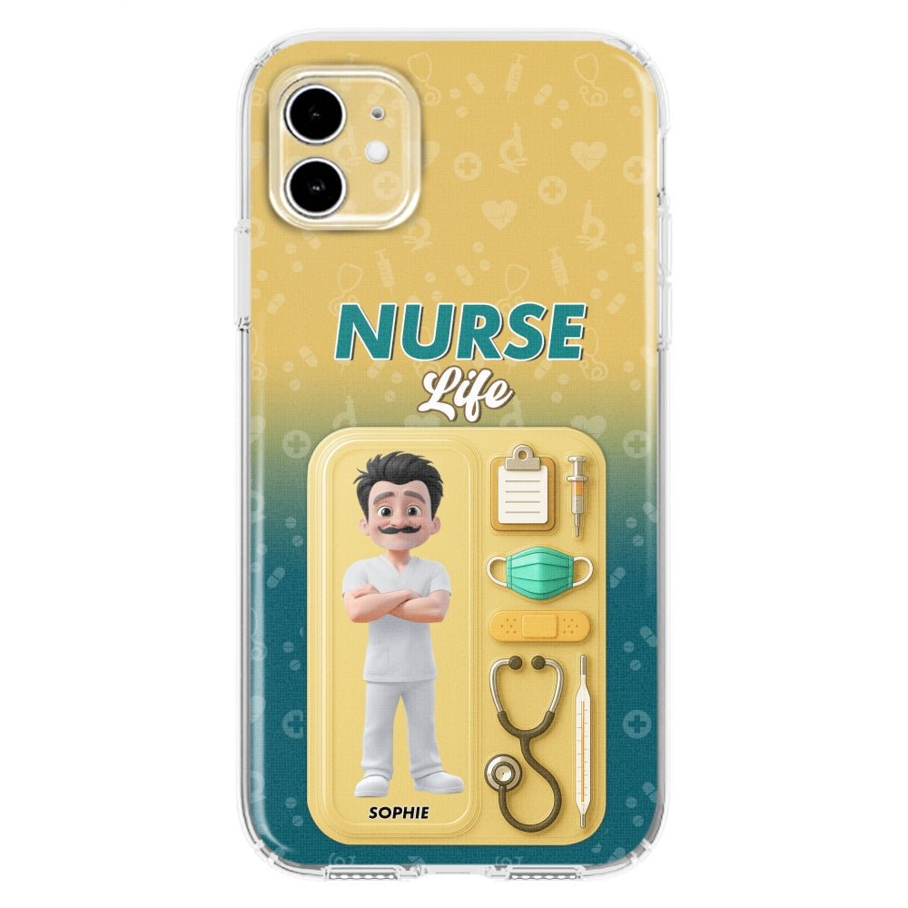 Proud Of Nurse Life - Personalized Custom Phone Case