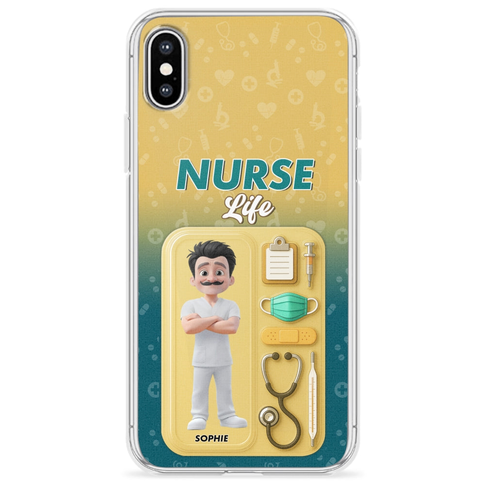 Proud Of Nurse Life - Personalized Custom Phone Case
