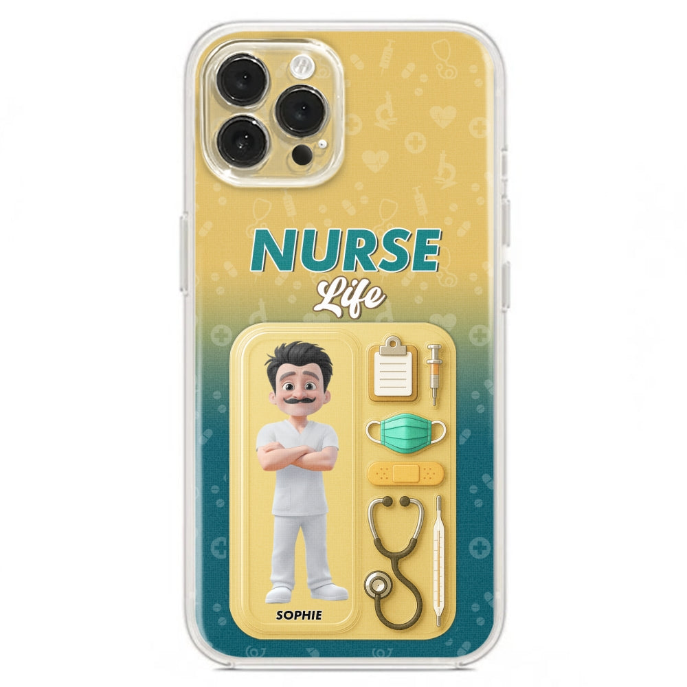 Proud Of Nurse Life - Personalized Custom Phone Case
