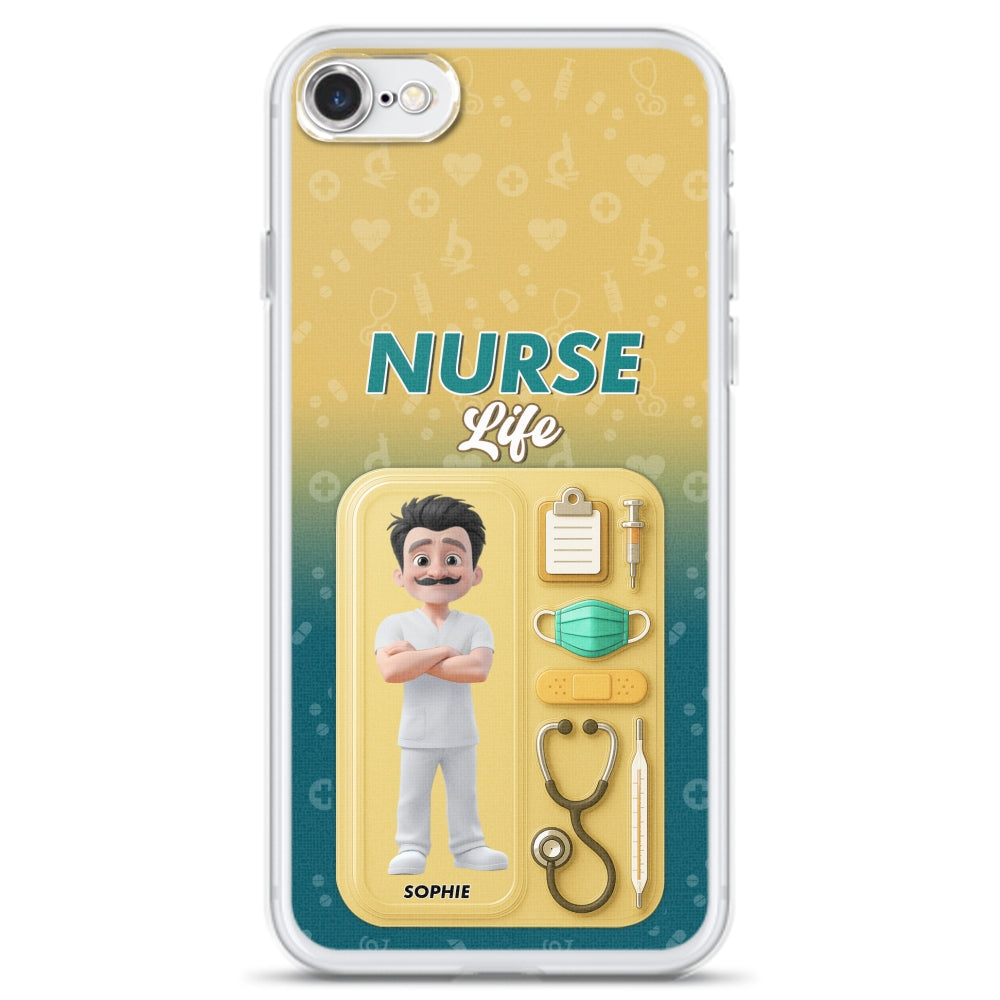 Proud Of Nurse Life - Personalized Custom Phone Case