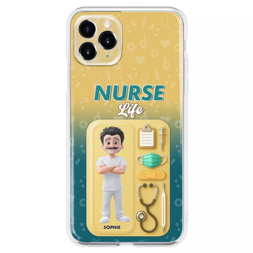 Proud Of Nurse Life - Personalized Custom Phone Case