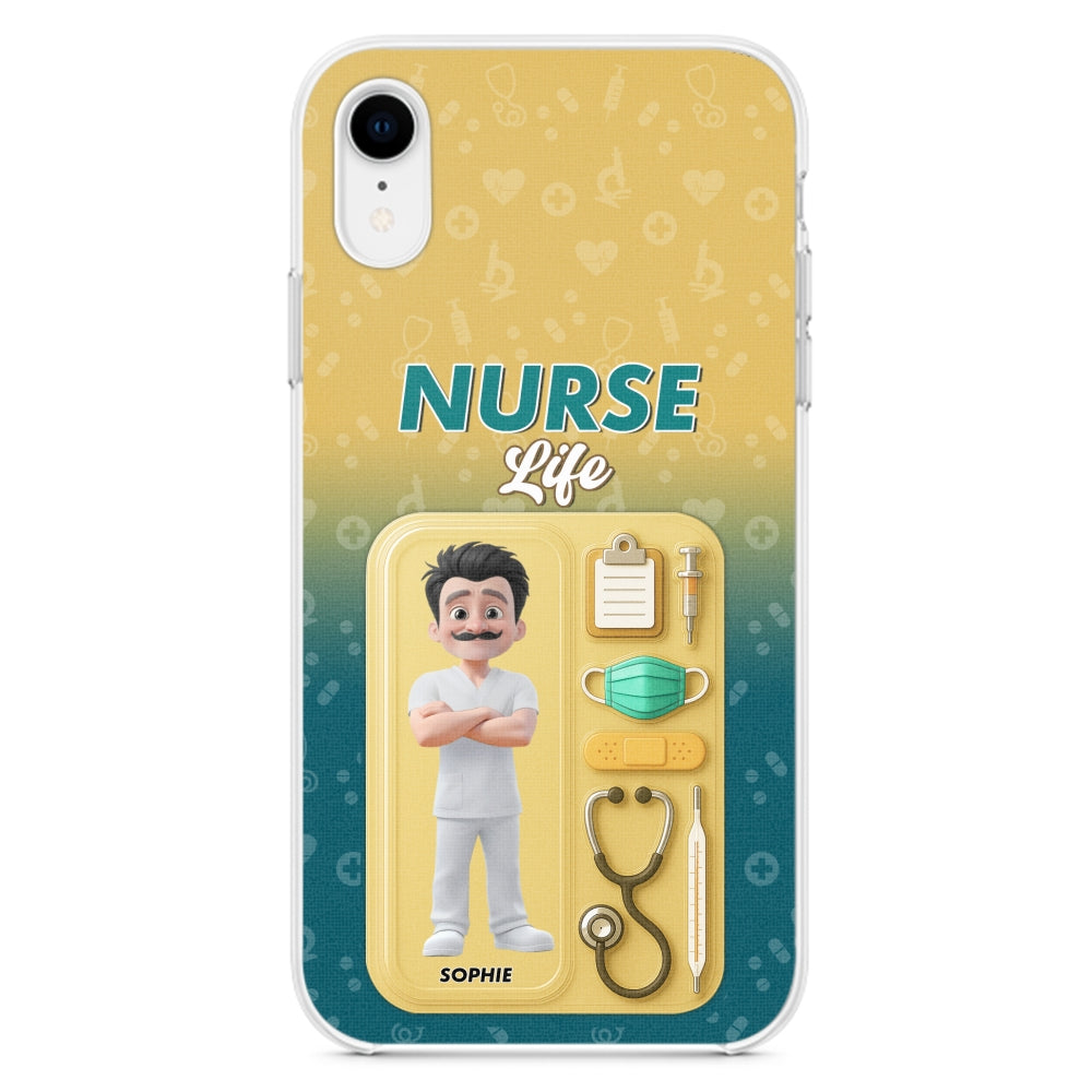 Proud Of Nurse Life - Personalized Custom Phone Case