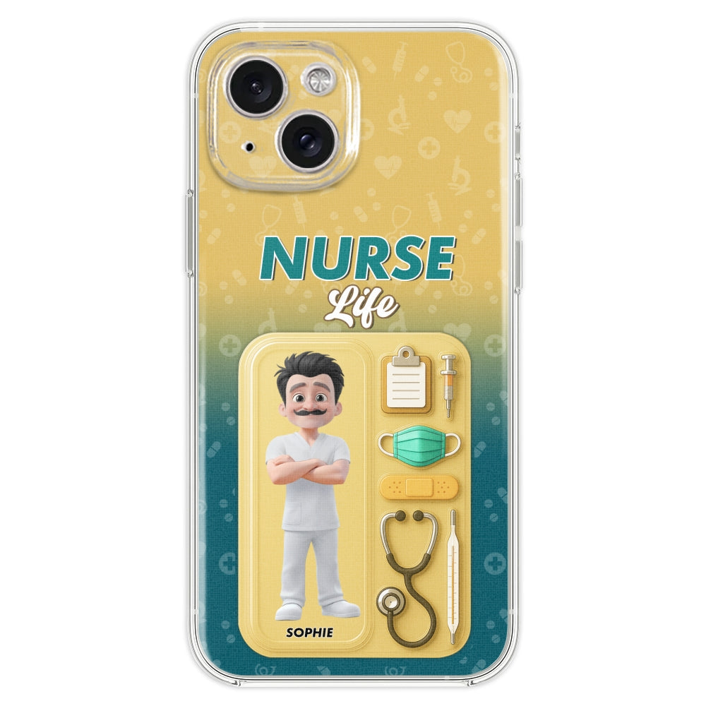 Proud Of Nurse Life - Personalized Custom Phone Case