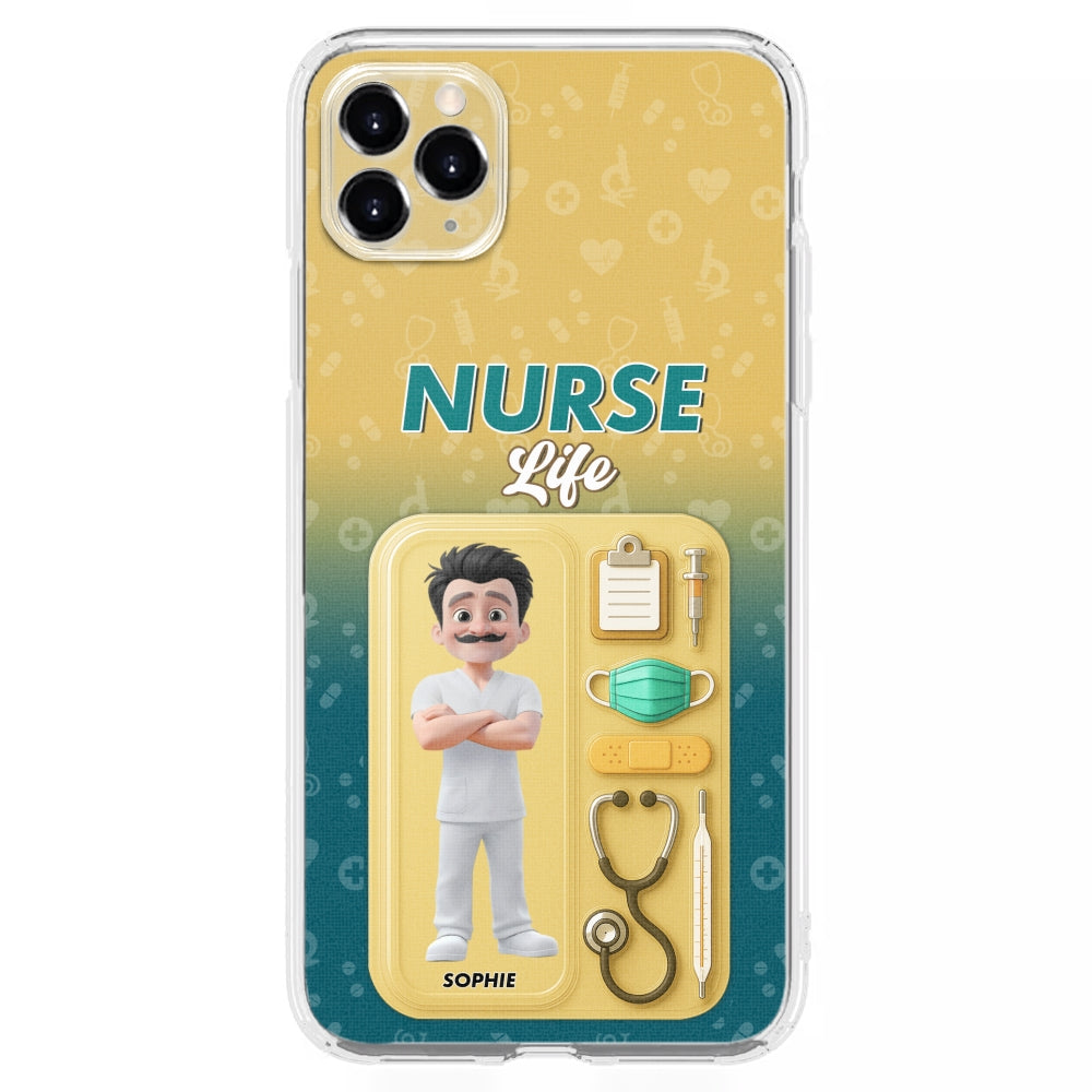 Proud Of Nurse Life - Personalized Custom Phone Case