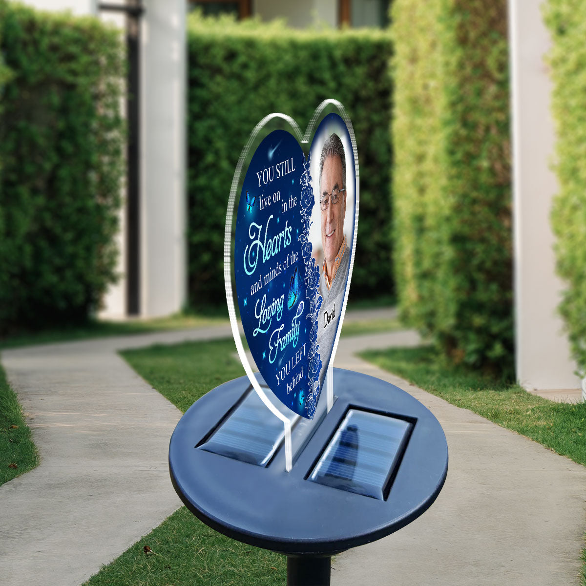 Hearts And Minds - Personalized Custom Solar Light