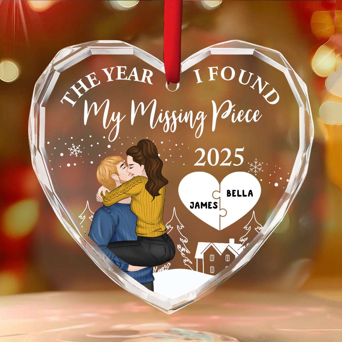 The Piece I Found - Personalized Custom Glass Ornament