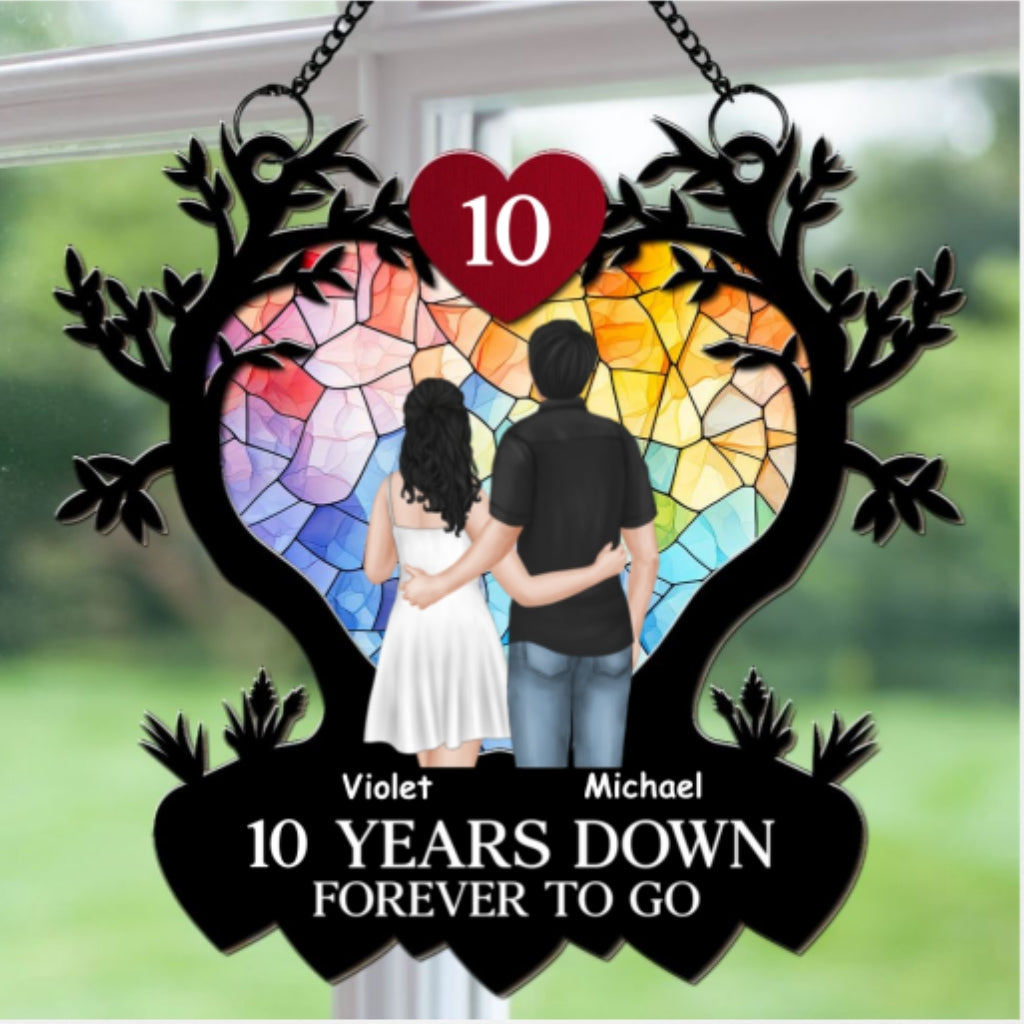 Loving you - Personalized Custom Suncatcher