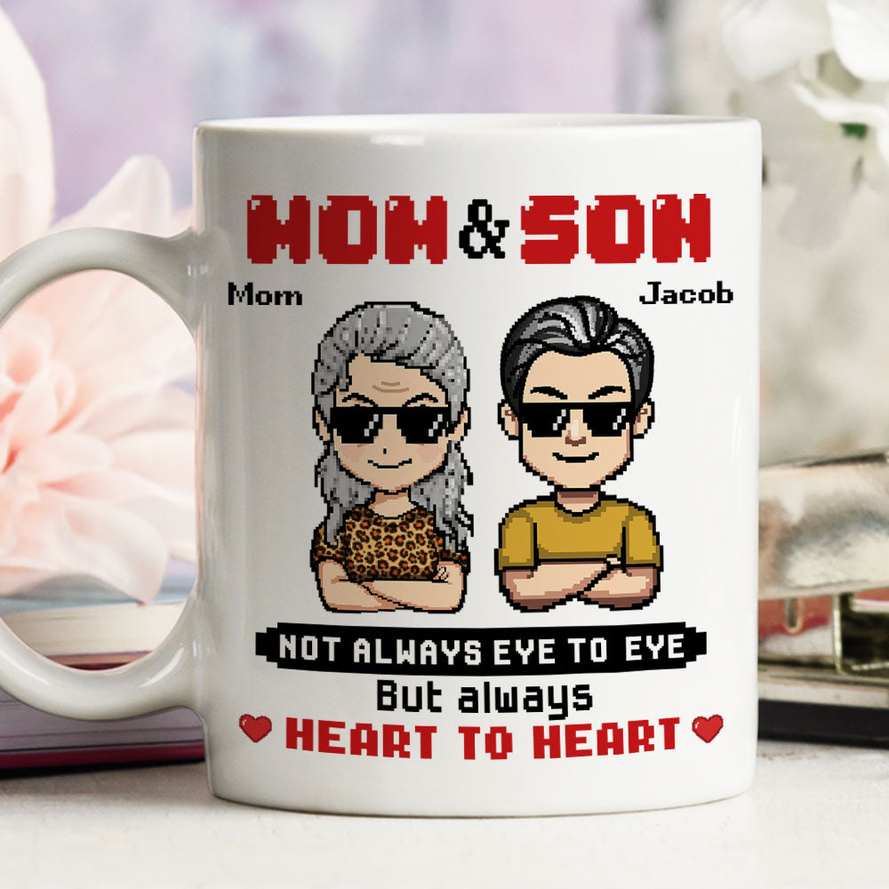 Different Views Same Love - Personalized Custom Coffee Mug