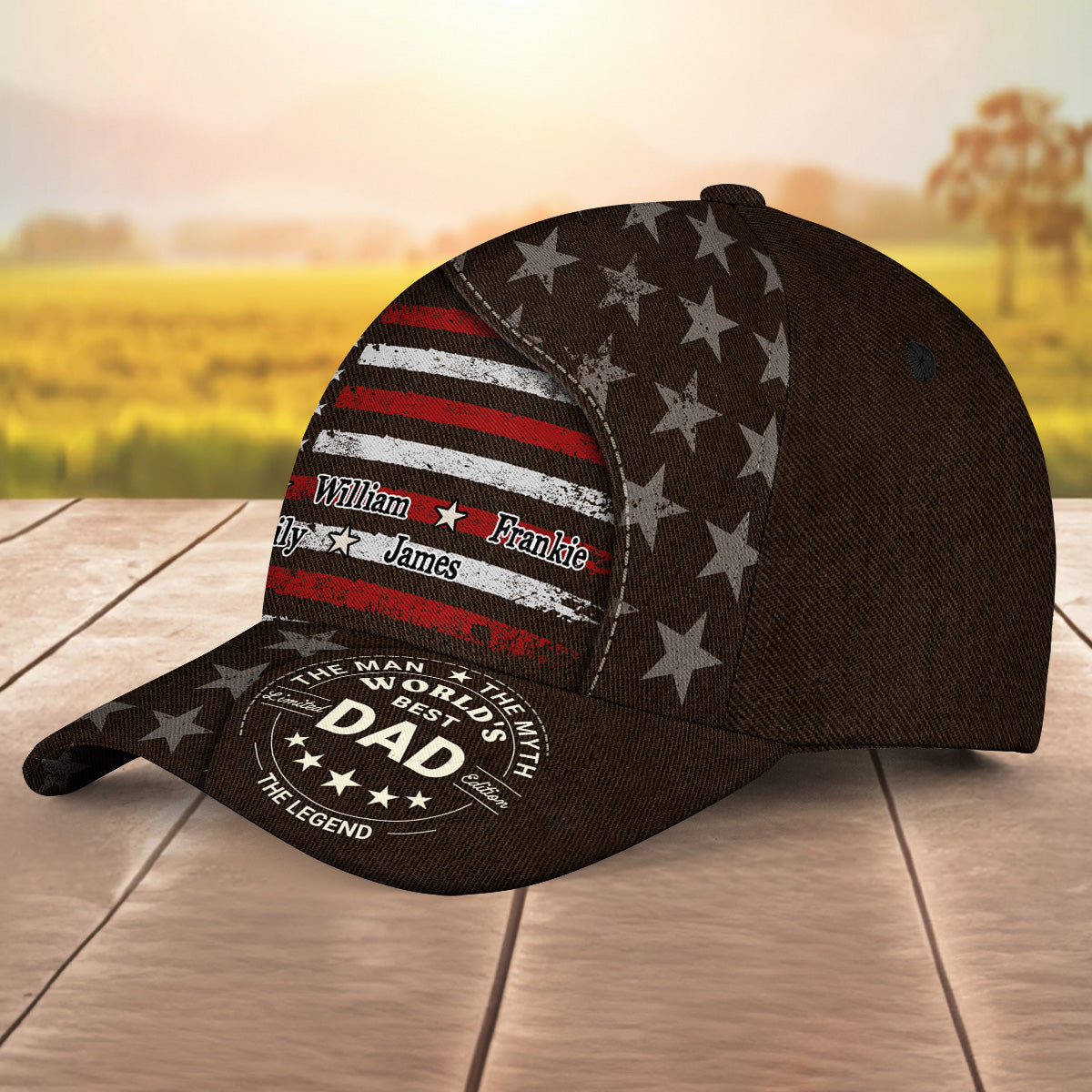 Dad You Are The Myth The Legend - Personalized Custom Classic Cap