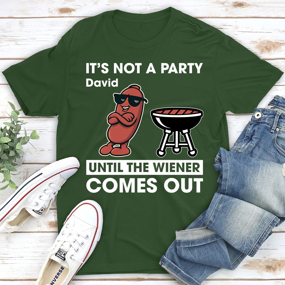 Wieners Out And Let The Party Begin - Personalized Custom Shirt