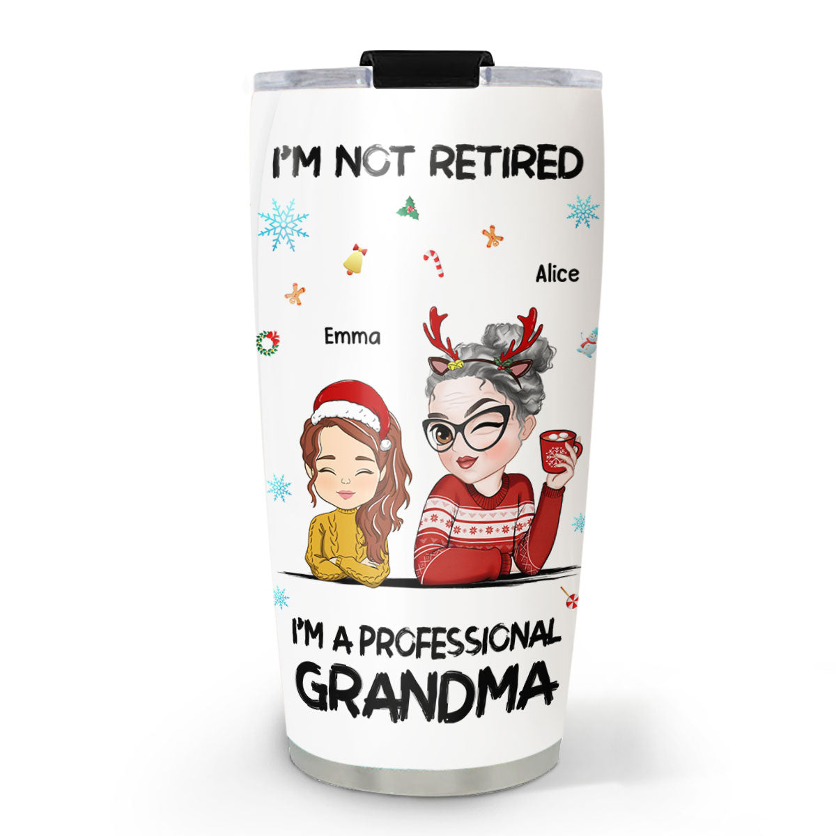 I Am Professional Grandma - Personalized Custom Tumbler