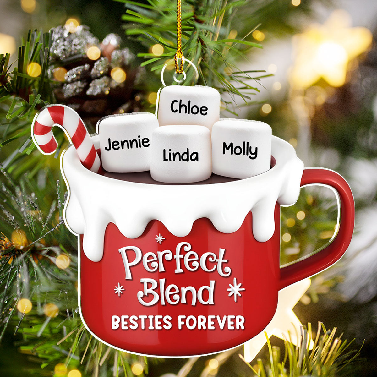 Perfect Blend - Personalized Custom Acrylic Ornament