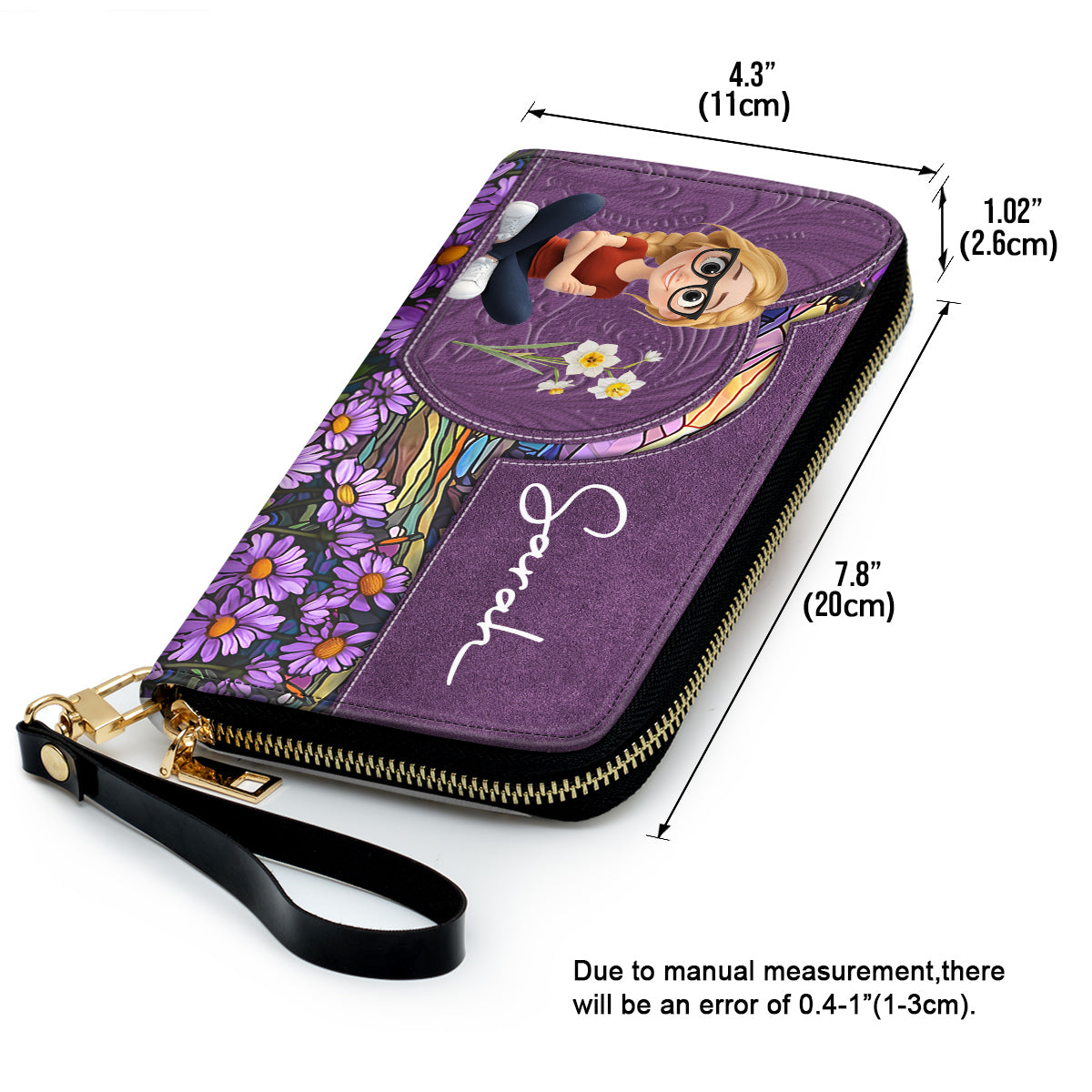 Birth Month Girl - Personalized Custom Leather Wallet