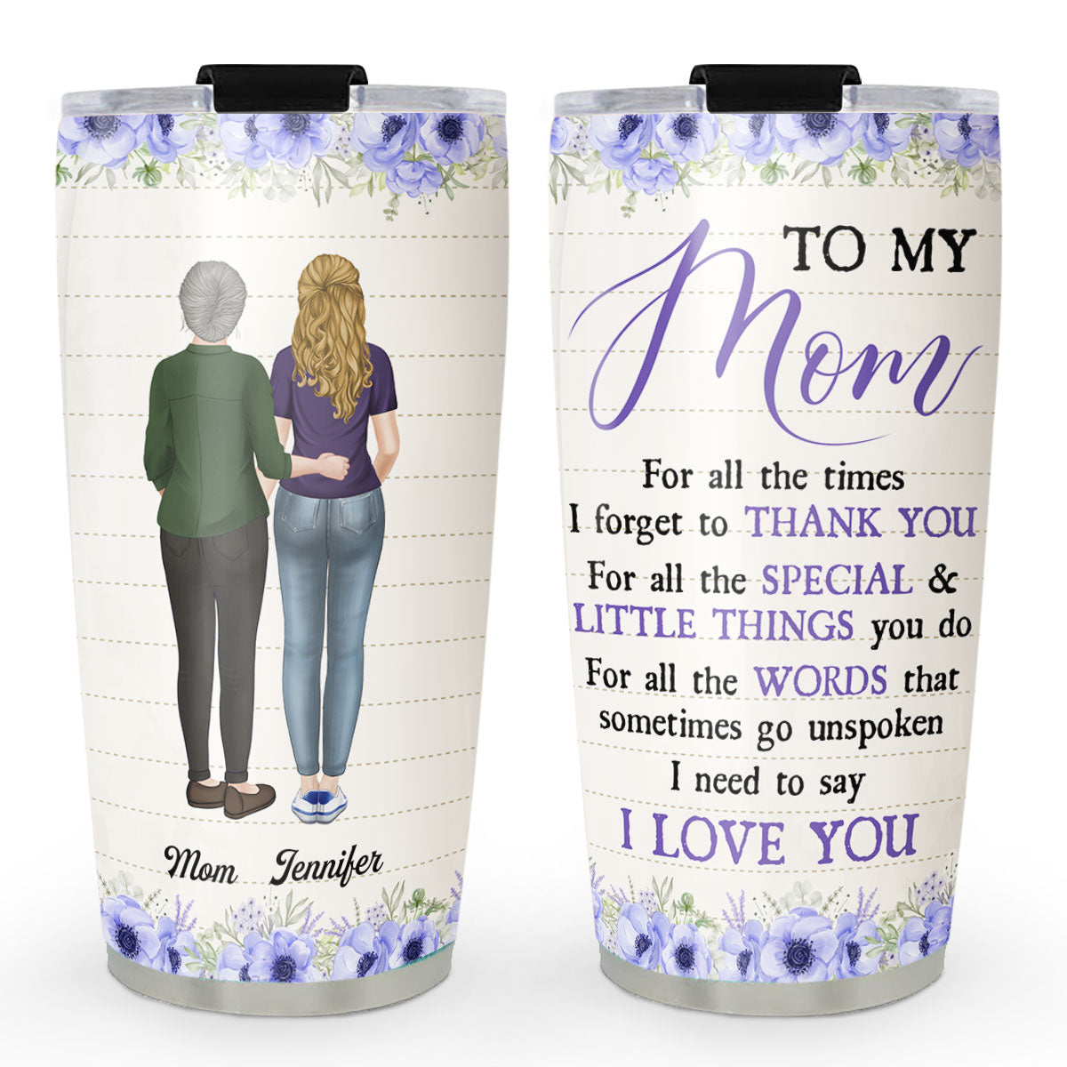 Forgot To Thank You - Personalized Custom Tumbler