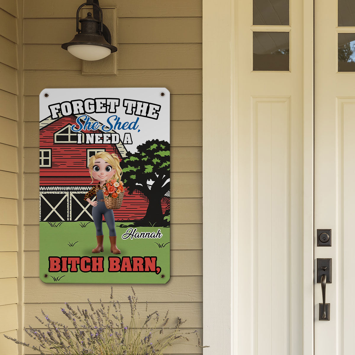 My Houseplants Live In Fear - Personalized Custom Metal Sign