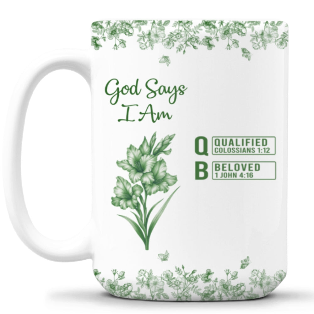 As God Says - Personalized Custom Coffee Mug