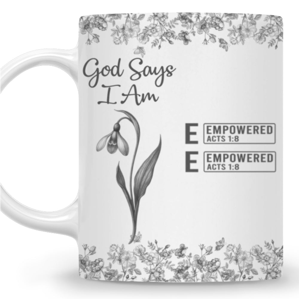As God Says - Personalized Custom Coffee Mug