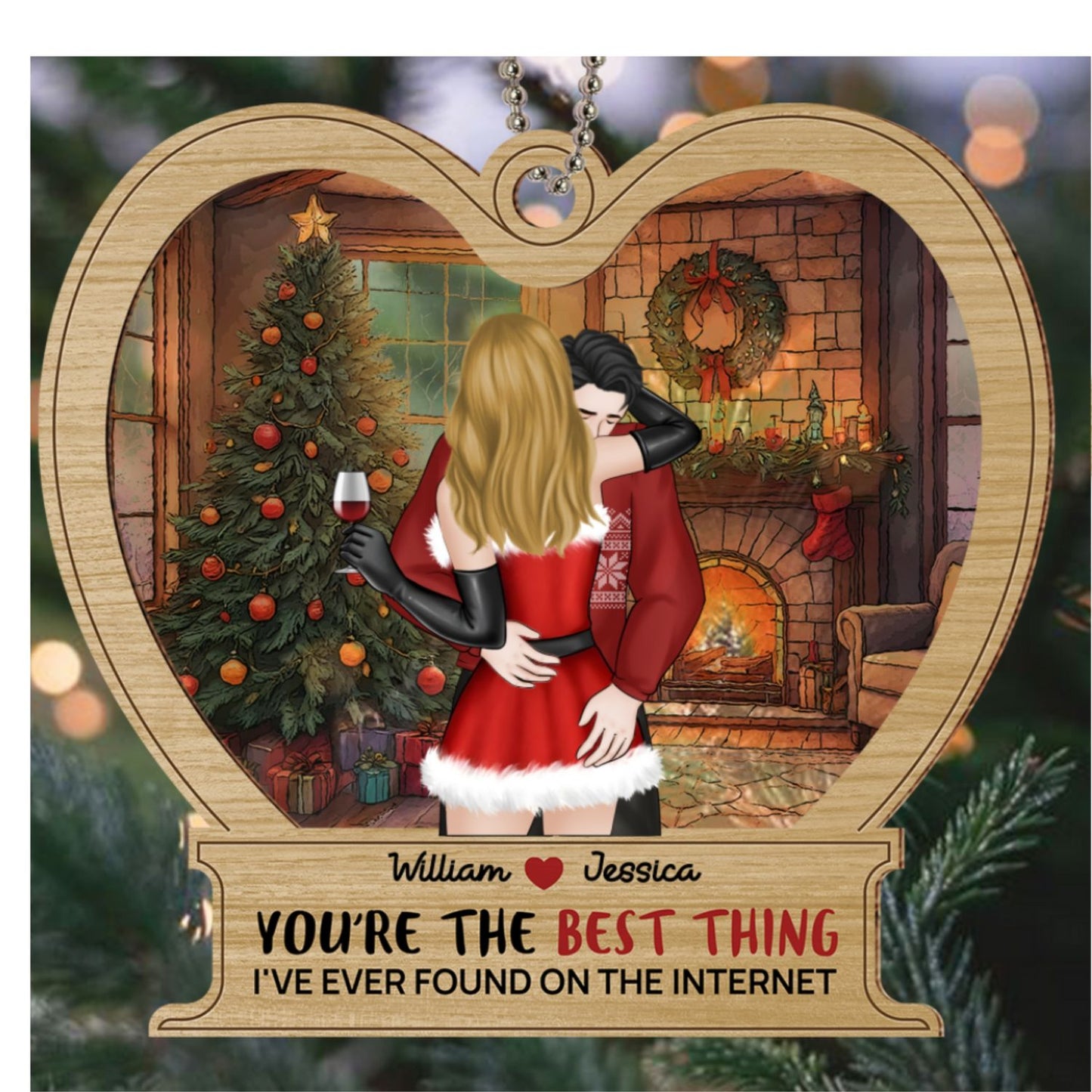 You're The Best Thing - Personalized Custom Suncatcher Ornament