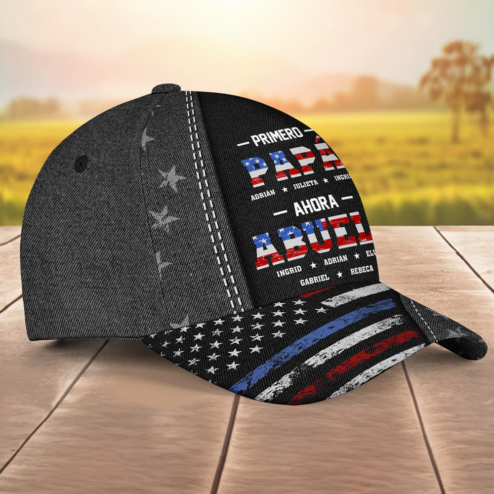 Primero Papá Ahora Abuelo - Gorra Clásica Personalizada